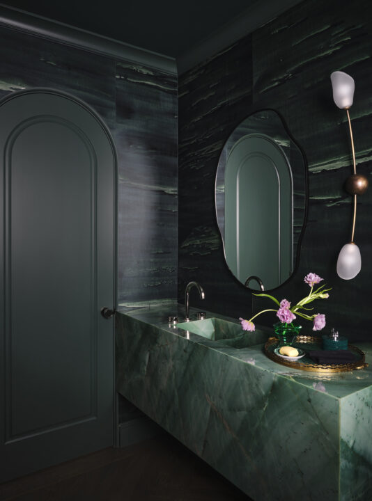 Adam-Hunter-Interior-Design-Palisades-California-Green-Bathroom